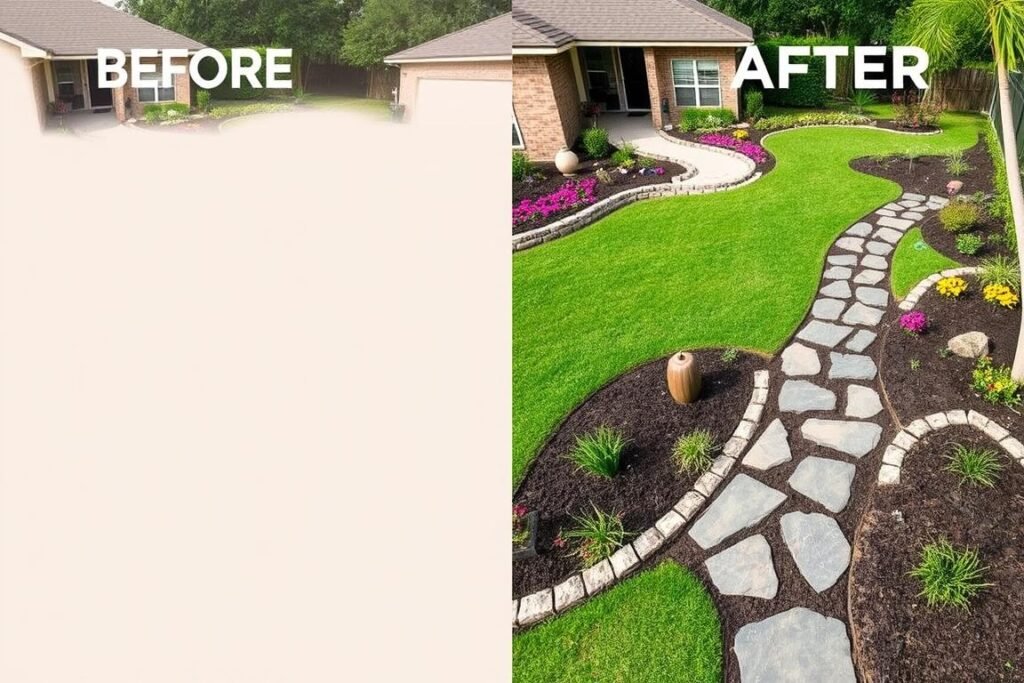 Beautiful landscape design by Heaven On Earth Landscaping in League City Texas Beautiful landscape design by Heaven On Earth Landscaping in League City Texas