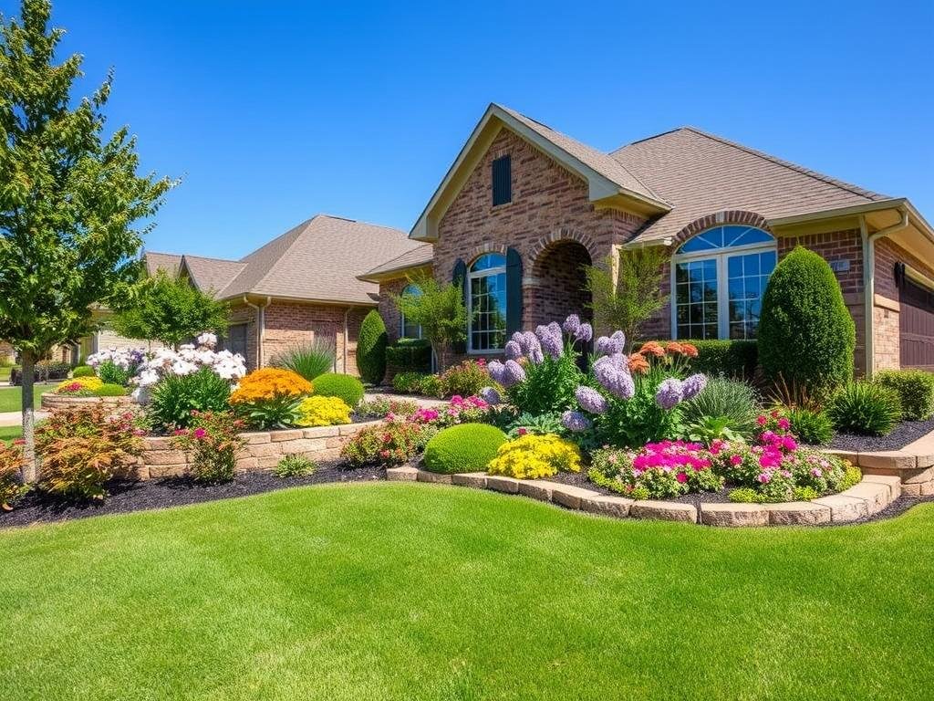 Front yard landscape design in League City Texas Front yard landscape design in League City Texas