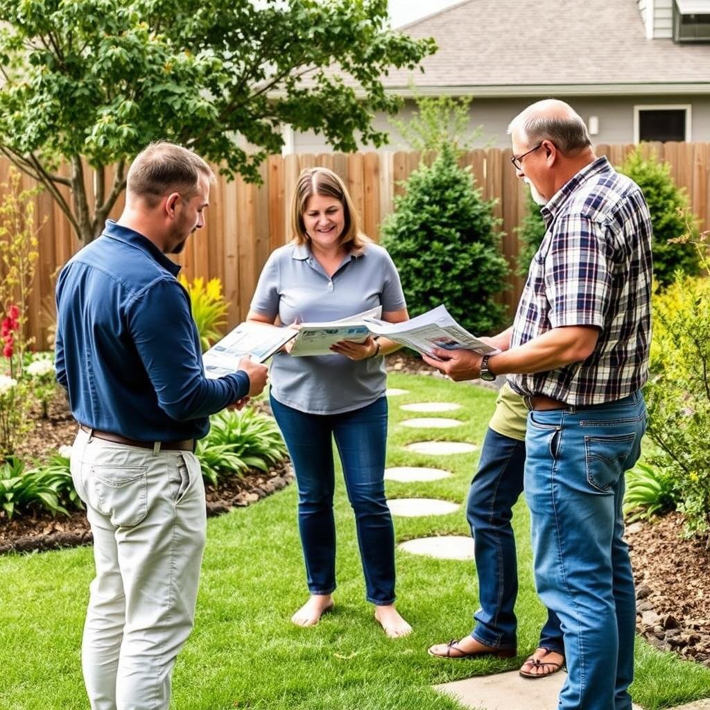 Initial landscape consultation in Friendswood Texas Initial landscape consultation in Friendswood Texas
