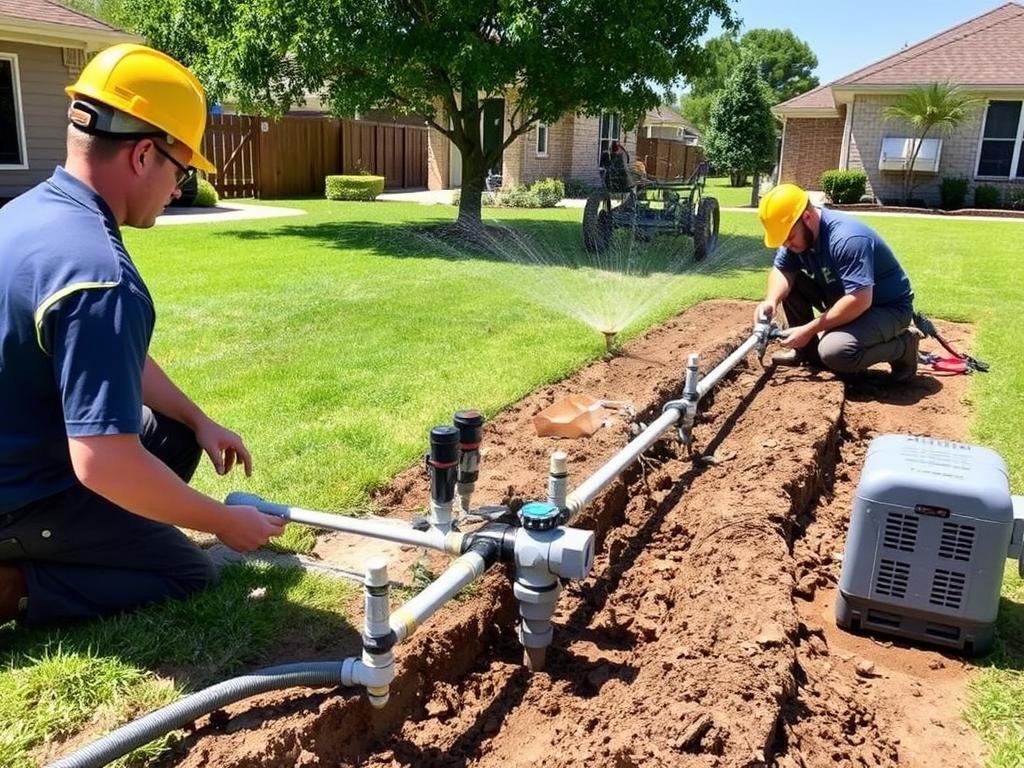 Irrigation system installation and repair in Friendswood Texas Irrigation system installation and repair in Friendswood Texas
