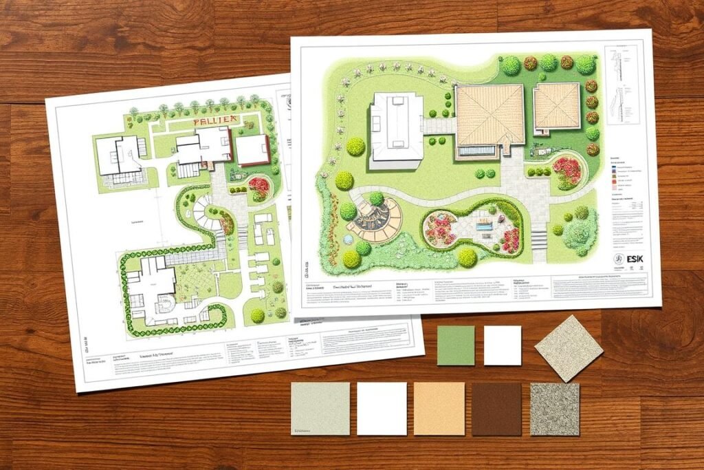 Landscape design plans for Kemah property