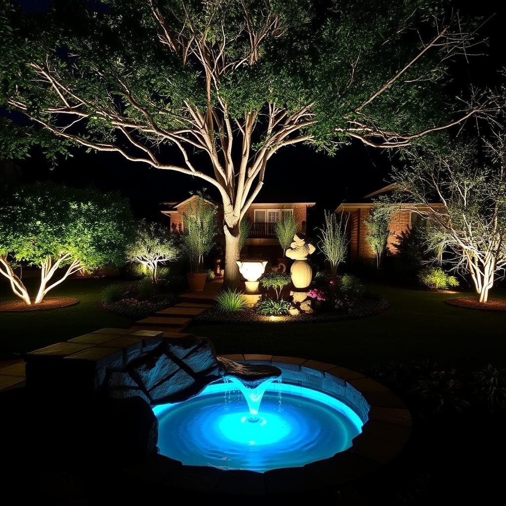 Garden and landscape feature lighting in Houston 77058 Garden and landscape feature lighting in Houston 77058